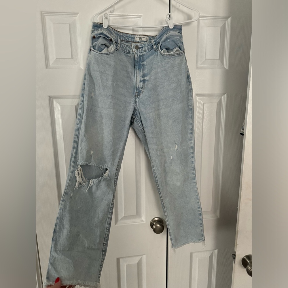 Abercrombie and fitch the skinny high rise jeans